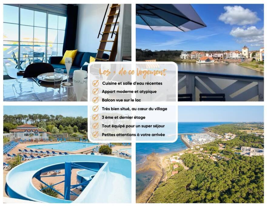 "Le Filet Du Lac" Appartement Atypique, 5 Personnes, Duplex, Vue Lac, Acces Parc Aquatique Gratuit Talmont-Saint-Hilaire Εξωτερικό φωτογραφία