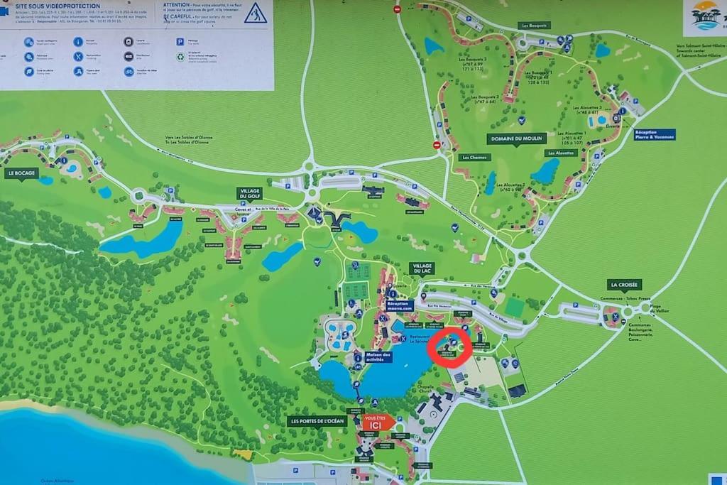 "Le Filet Du Lac" Appartement Atypique, 5 Personnes, Duplex, Vue Lac, Acces Parc Aquatique Gratuit Talmont-Saint-Hilaire Εξωτερικό φωτογραφία